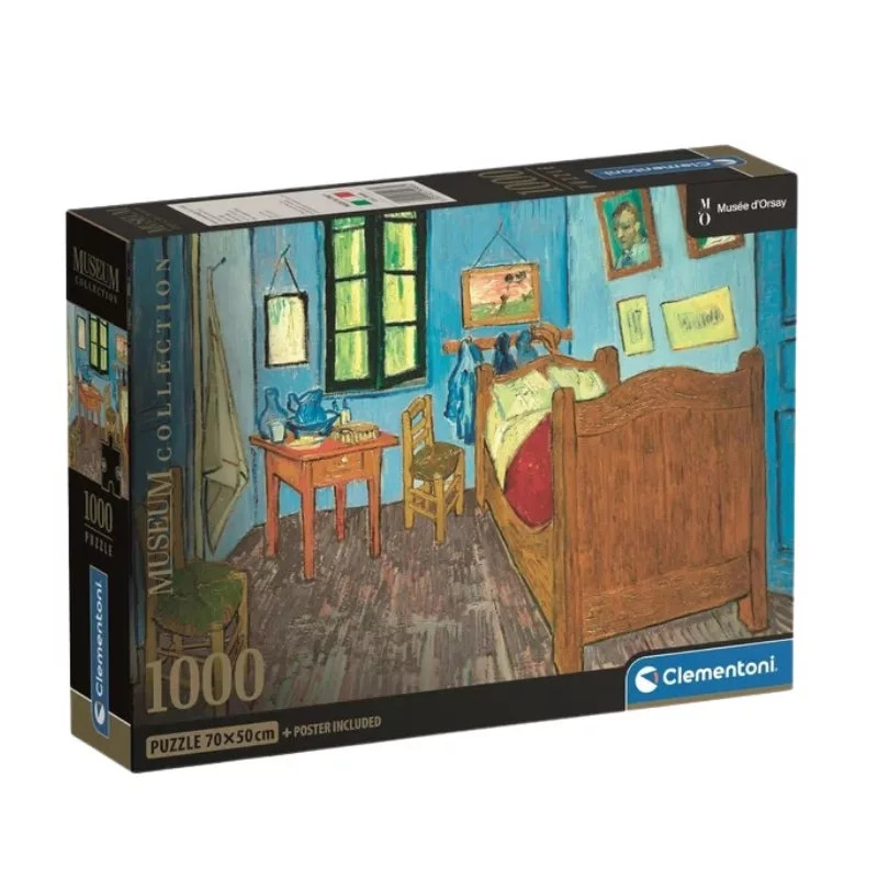 Art Van Gogh Bedroom in Arles 1000-osaline Compact pusle by Clementoni – tootepilt