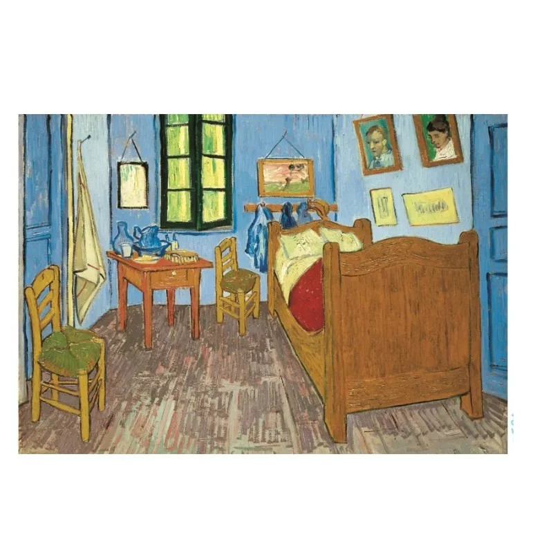 Art Van Gogh Bedroom in Arles 1000-osaline Compact pusle by Clementoni – detailvaade 2