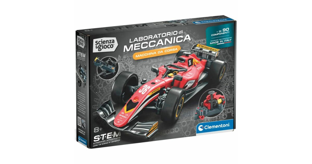 Automehaanika RaceRed konstruktor Clementoni – tootepilt