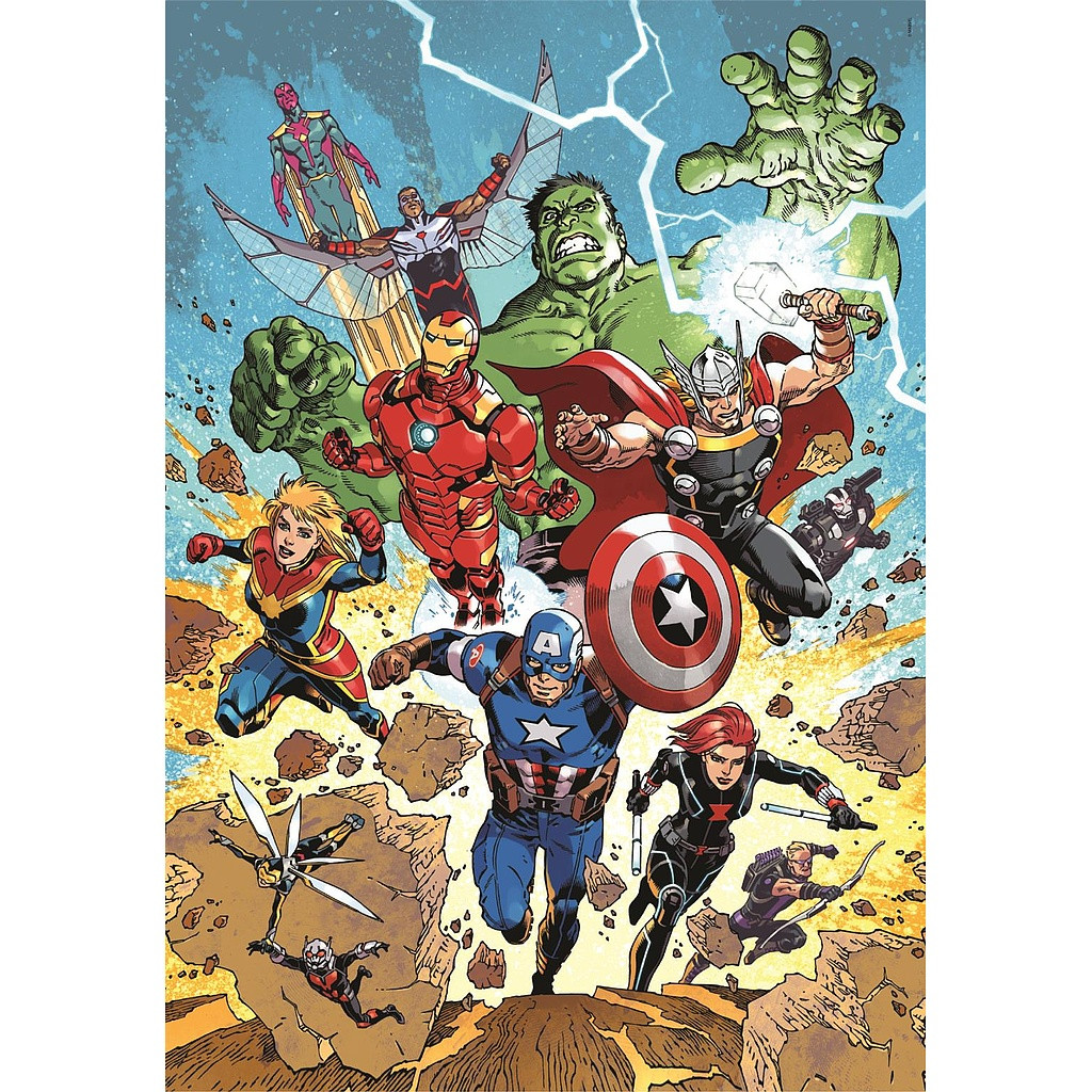 Avengers Burst Out 300-osaline Clementoni pusle – detailvaade 2
