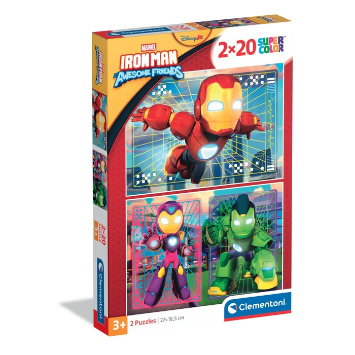 Avengers Hero Squad Iron Man and Awesome Friends 2×20-osaline pusle Clementoni – tootepilt