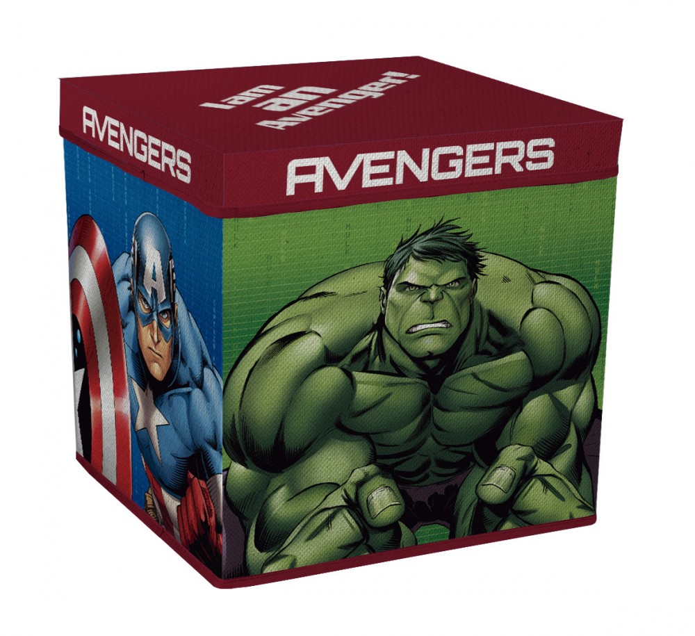 Avengers mänguasjade hoiukast 30×30x30 cm – tootepilt