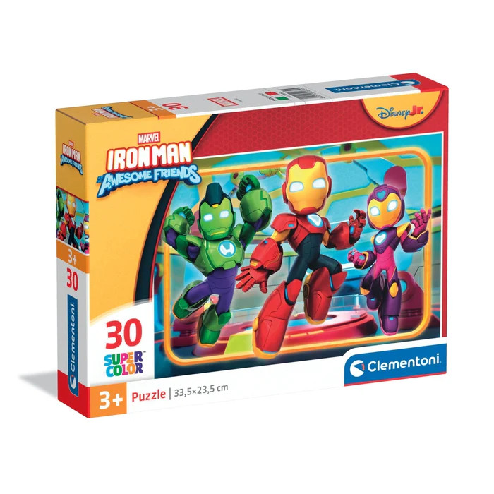 Avengers Trio Iron Man and His Super Team 30-osaline pusle Clementoni – tootepilt