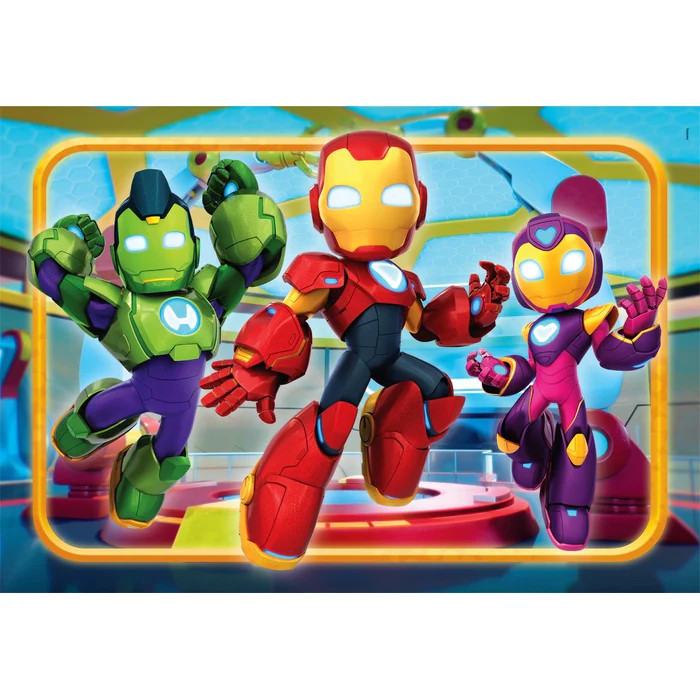 Avengers Trio Iron Man and His Super Team 30-osaline pusle Clementoni – detailvaade 2