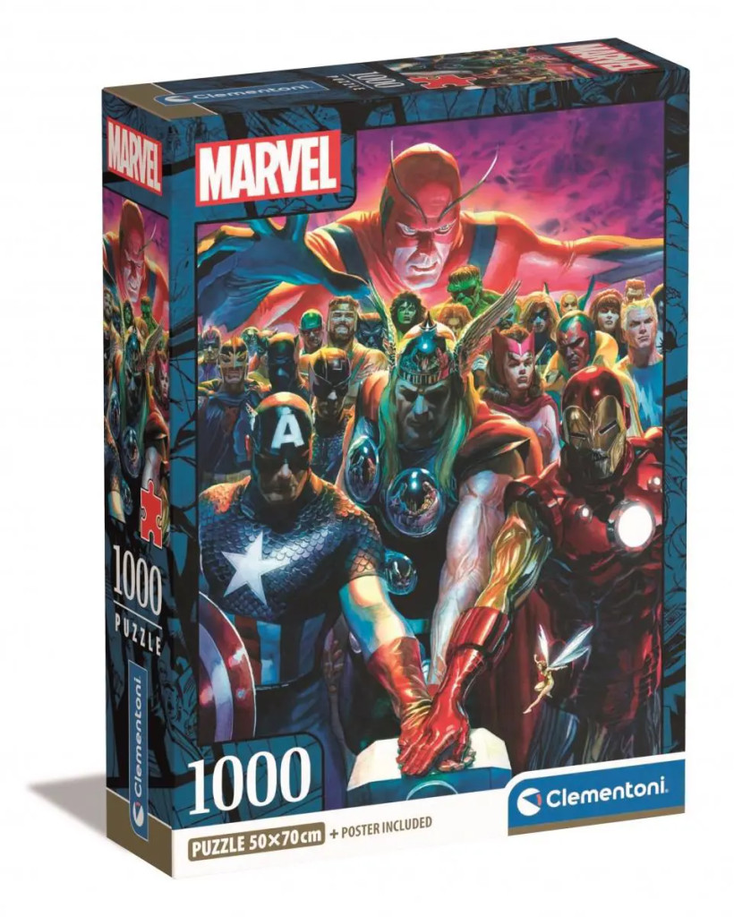 Avengers Unity 1000-osaline Clementoni pusle – tootepilt
