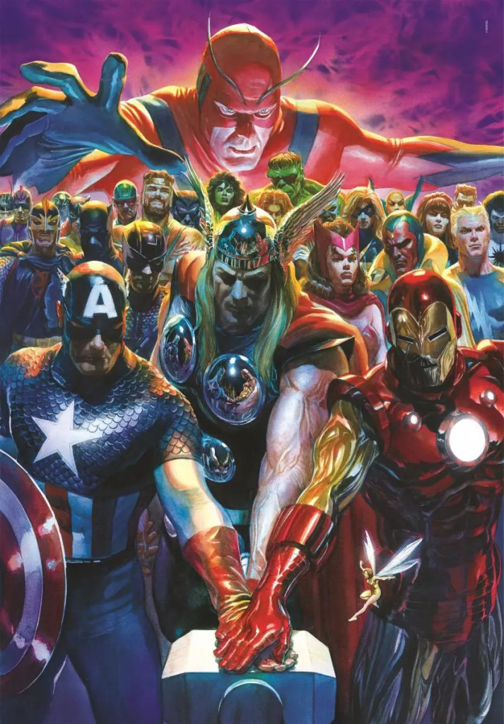 Avengers Unity 1000-osaline Clementoni pusle – detailvaade 2