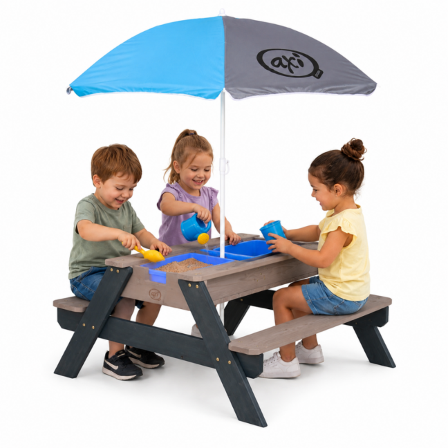 axi nick piknik laud – AXI Nick piknik laud koos liiv vesi Containers ja Umbrella