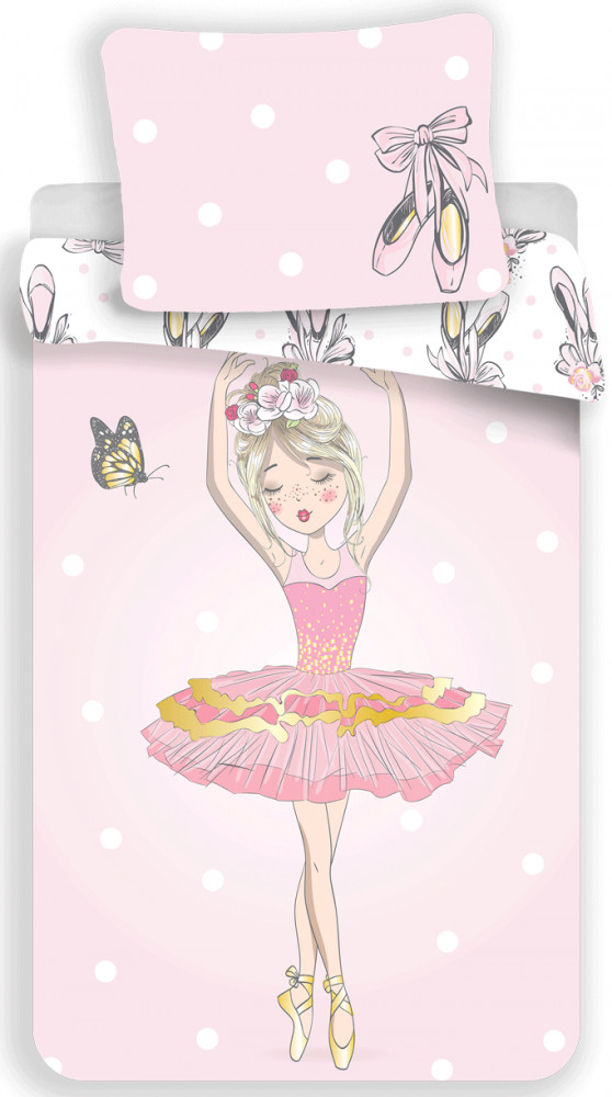 Ballet Ballerina voodipesukomplekt 140×200cm, 70×90 cm – tootepilt