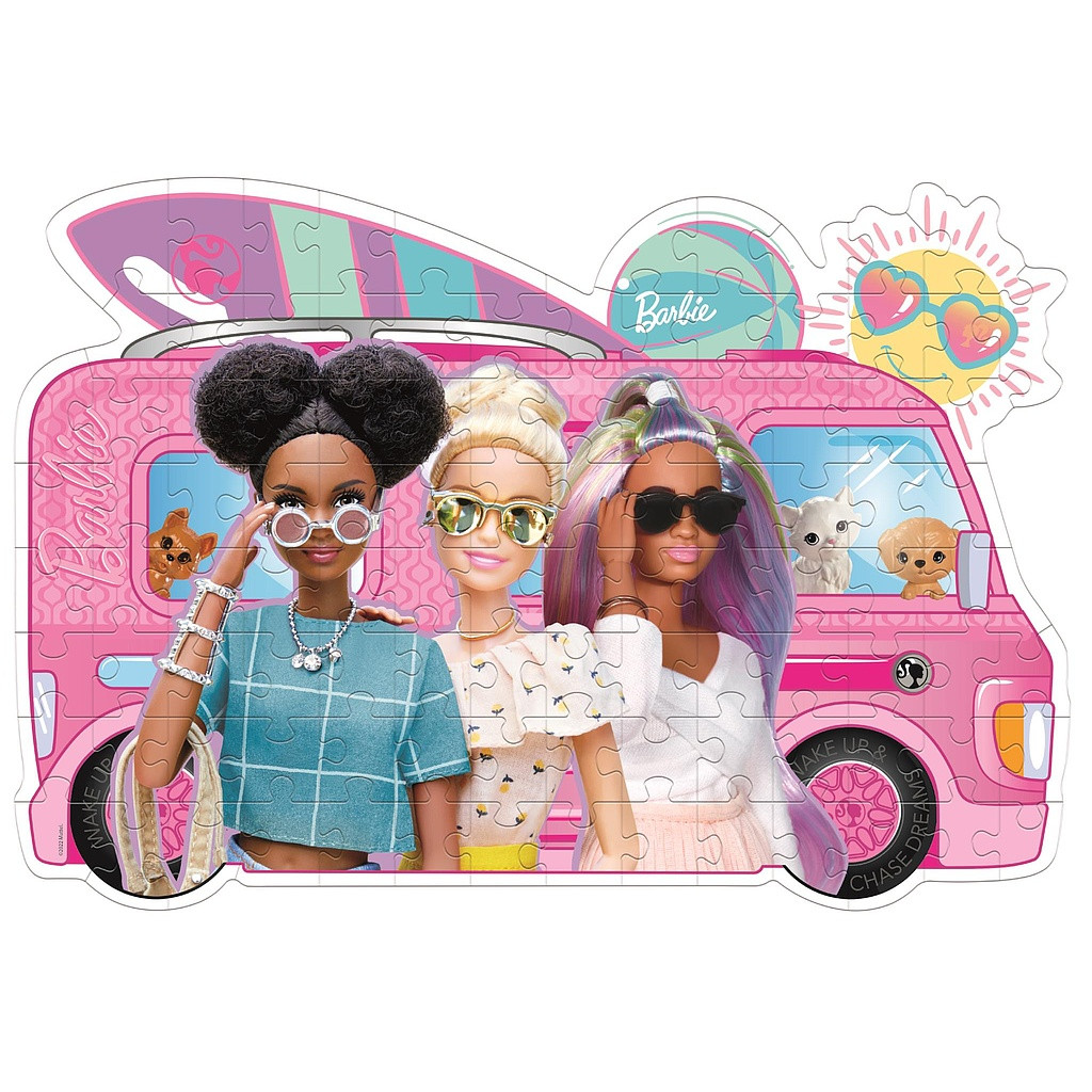 Barbie Car 104-osaline shape pusle Clementoni – detailvaade 2