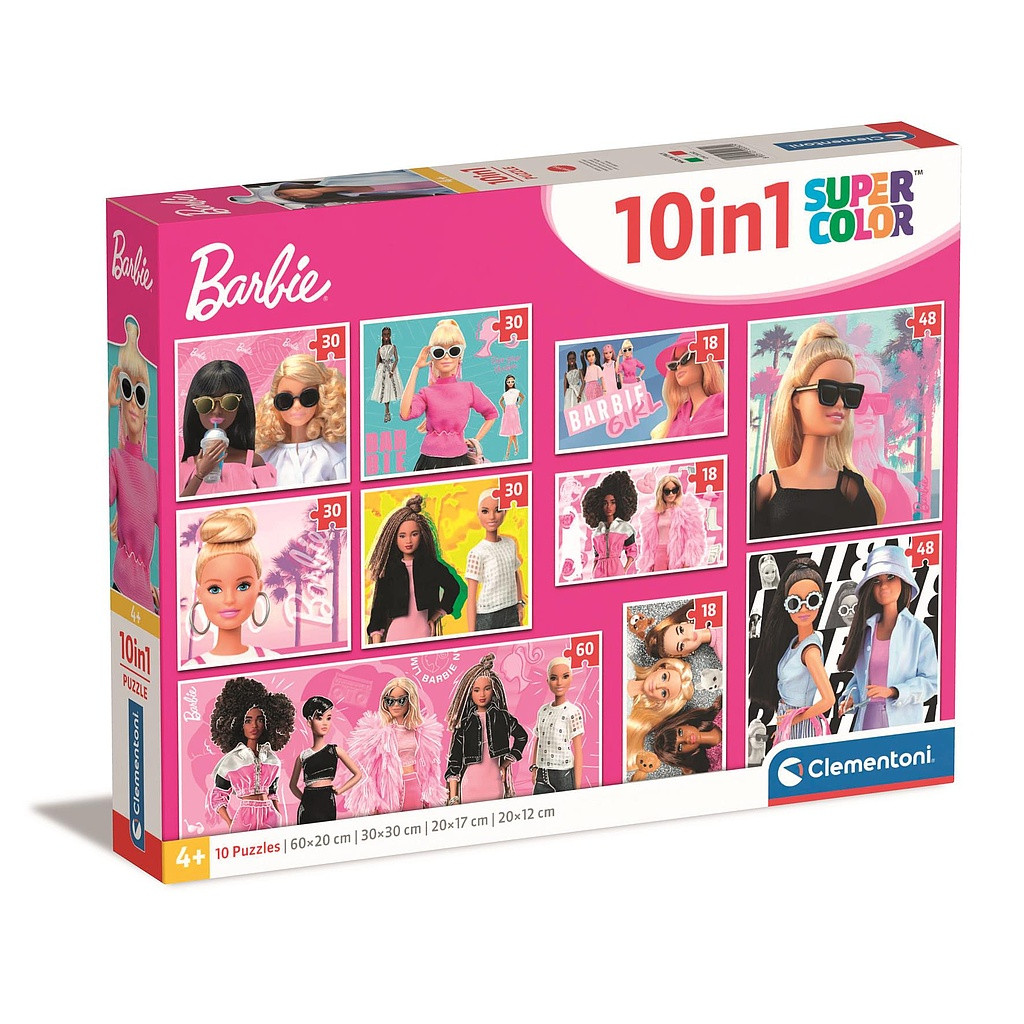 Barbie Girl 10-in-1 puslekomplekt Clementoni – tootepilt