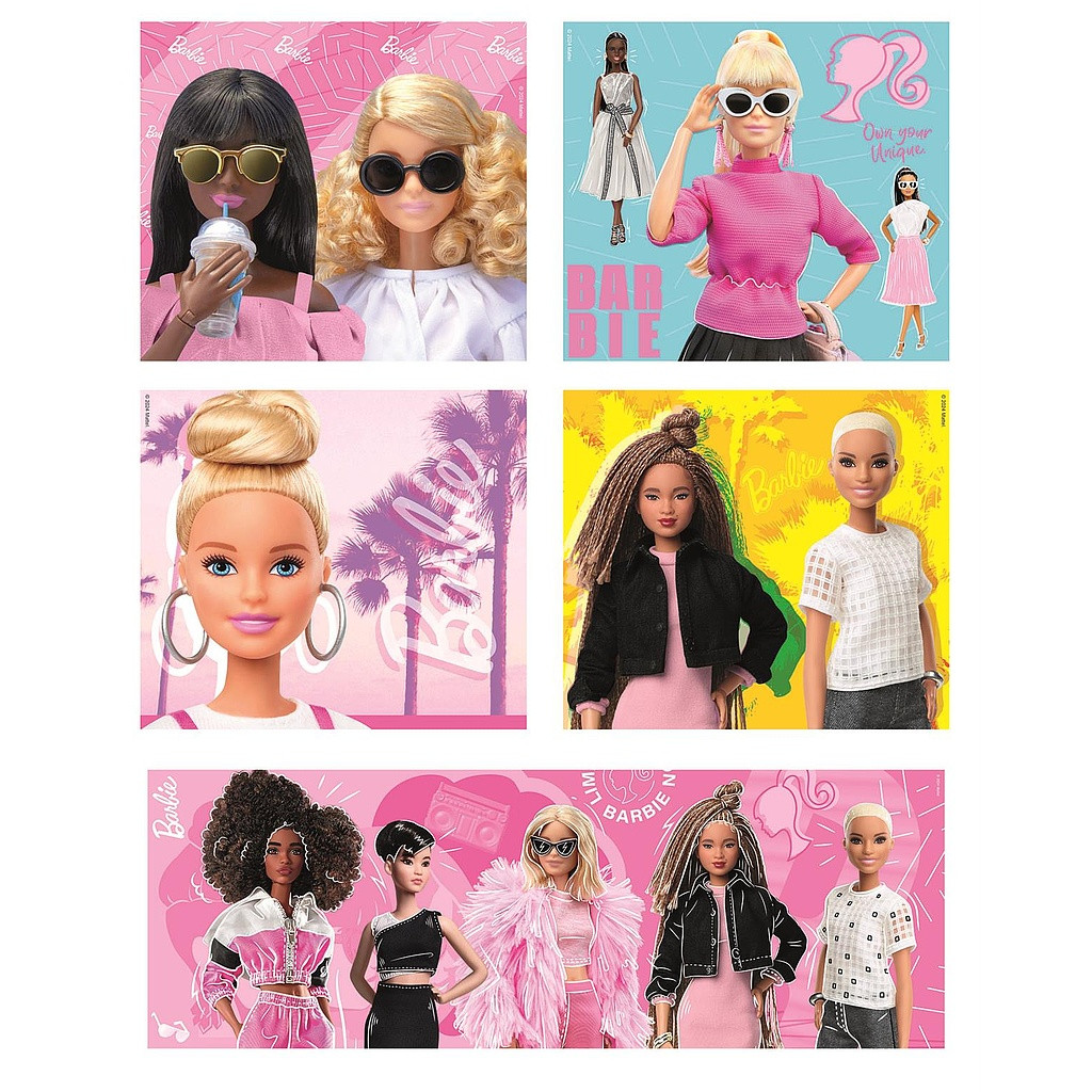 Barbie Girl 10-in-1 puslekomplekt Clementoni – detailvaade 2