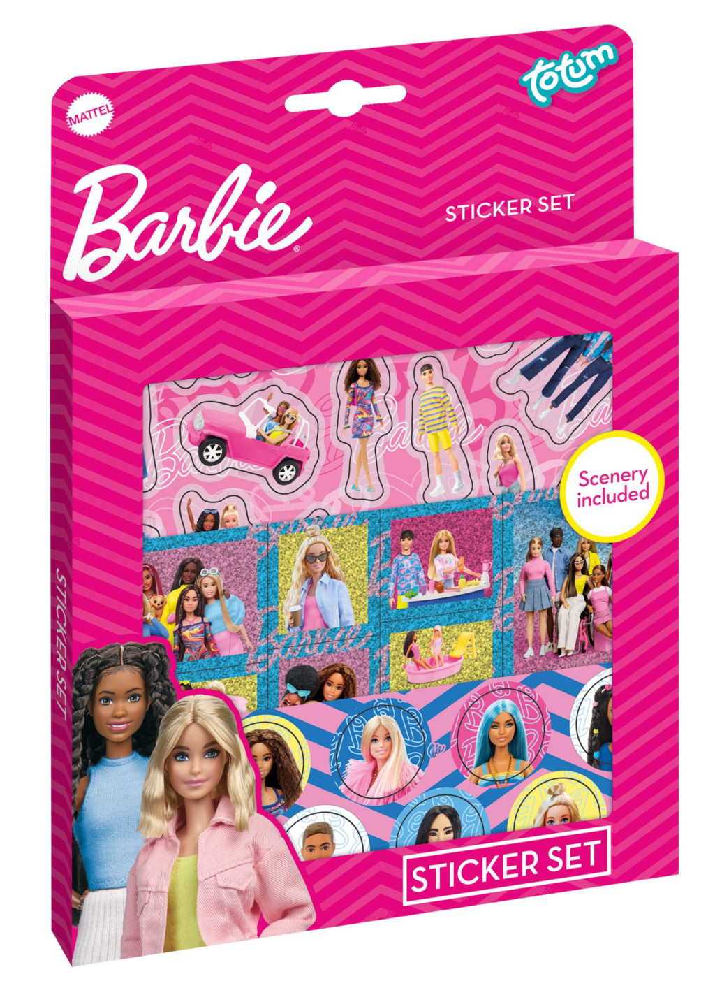 Barbie Malibu kleepsukomplekt – tootepilt