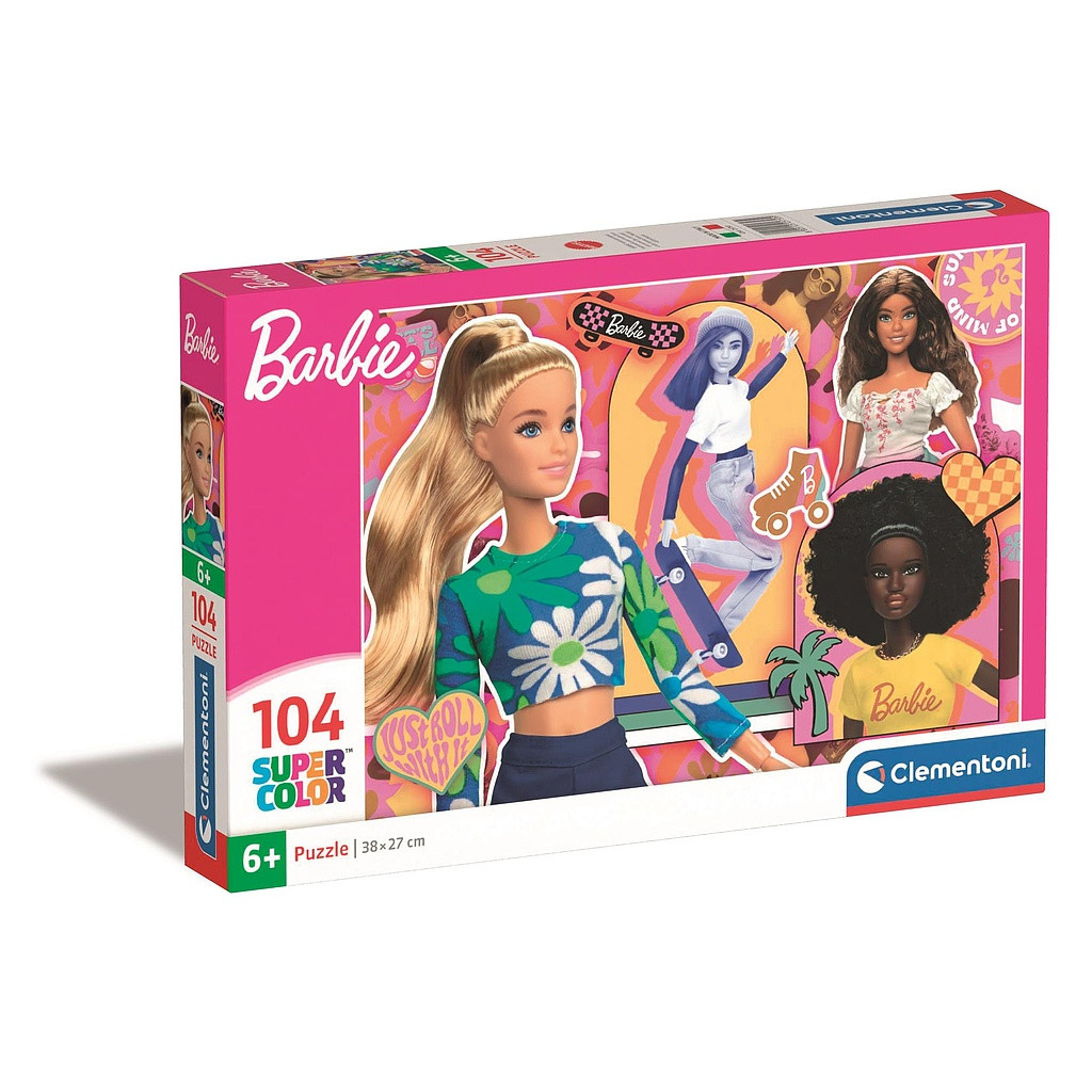 Barbie Skateboard 104-osaline Clementoni pusle – tootepilt