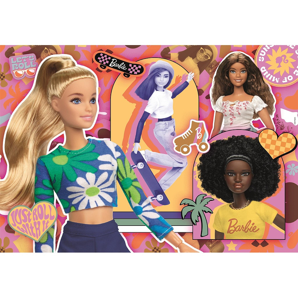 Barbie Skateboard 104-osaline Clementoni pusle – detailvaade 2