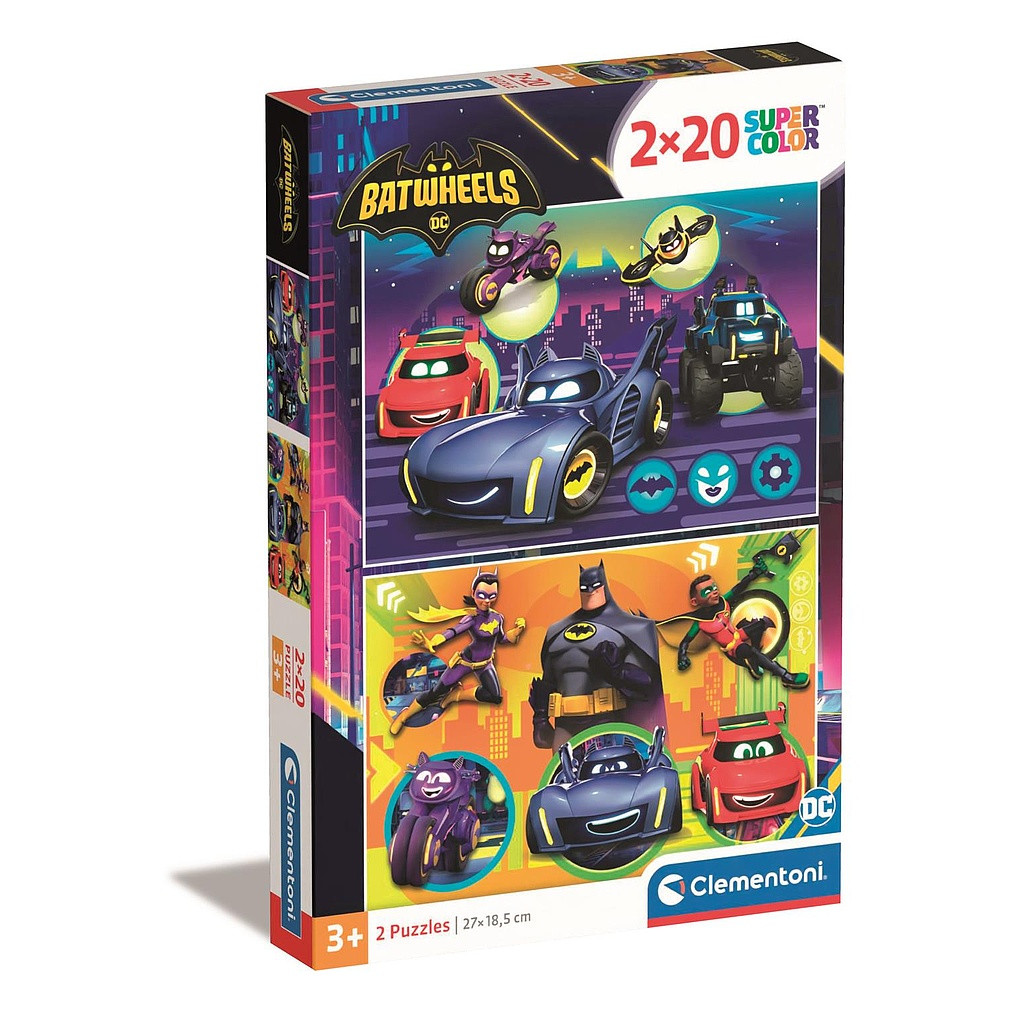 Batman Batwheels 2×20-osaline pusle Clementoni – tootepilt