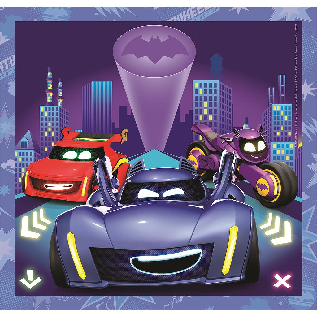 Batman Batwheels 3×48-osaline pusle Clementoni – detailvaade 2