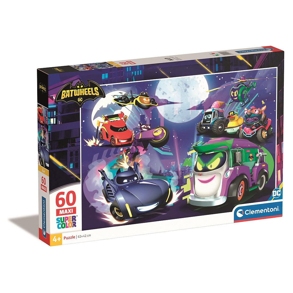 Batman Batwheels 60-osaline maxi pusle Clementoni – tootepilt
