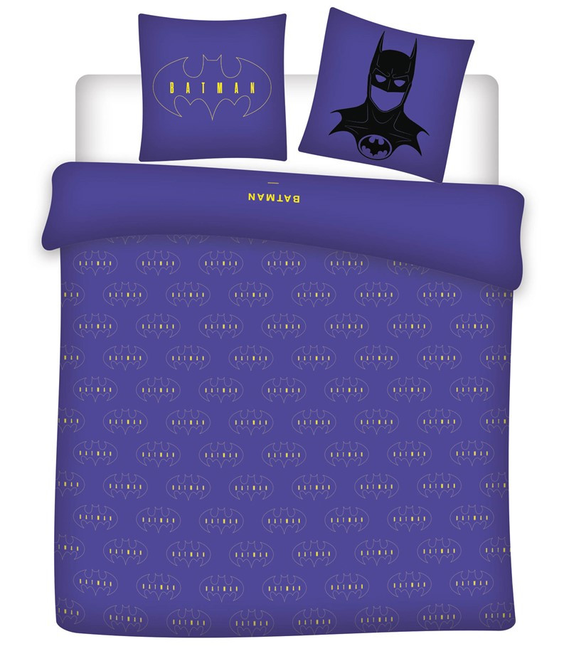 Batman Claim the Night double, double-size tekikott 240x220cm, 65x65 cm – detailvaade 2