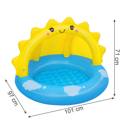 Bestway 52637 täispuhutav lastebassein, 101 cm