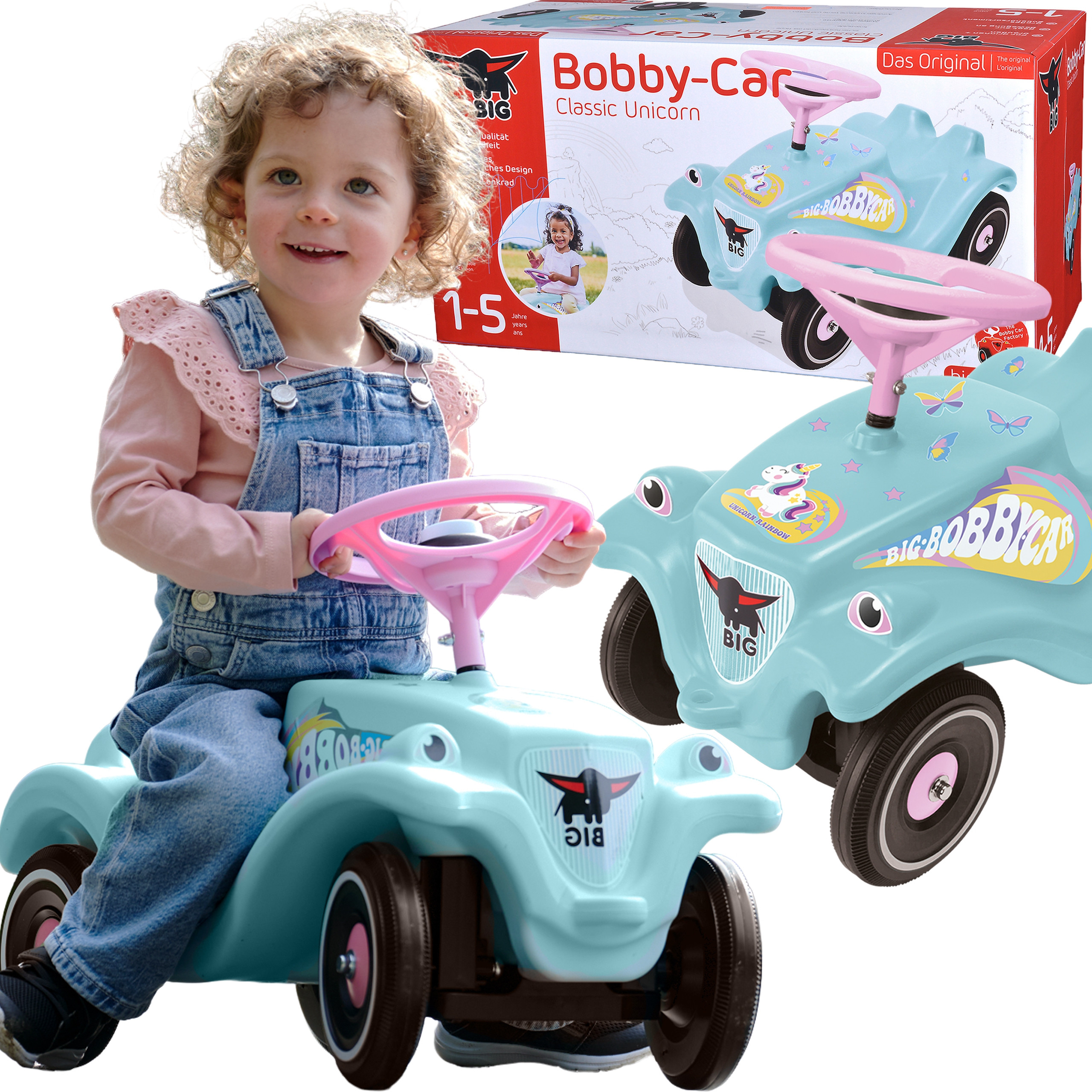 suur bobby auto 56138 – Suur Bobby auto sõiduauto koos Horn ükssarvik (56138)