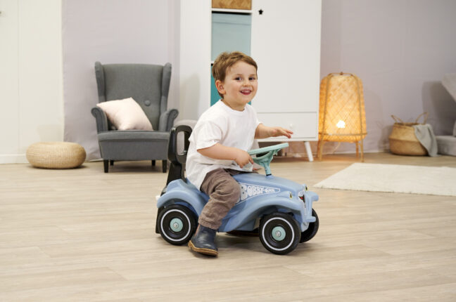 suur sinine bobby auto – detailvaade
