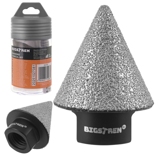 Bigstren kooniline teemantfrees 27081, 35 mm