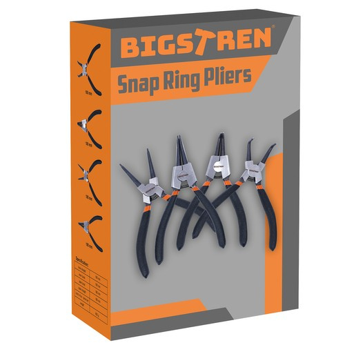 Bigstren lukustusrõngatangid 22159, 4 tk
