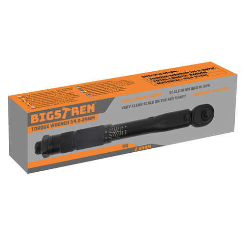 Bigstren momentvõti 24591, 1/4 tolli, 2–24 Nm