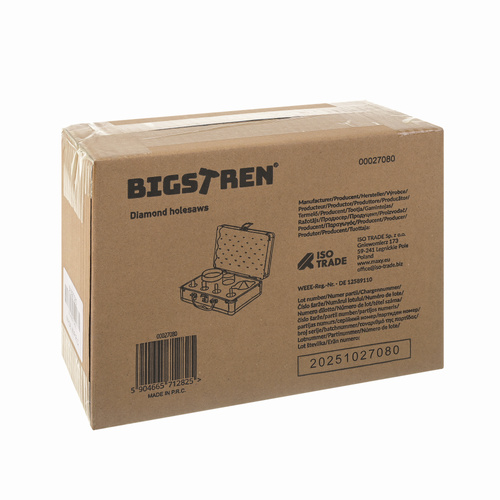 Bigstren teemantaugusaed 27080, 7 tk