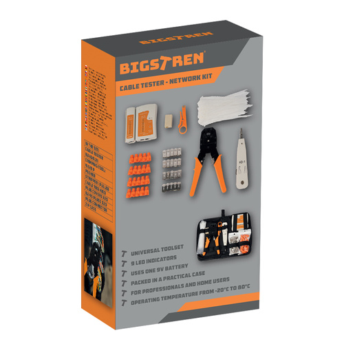 Bigstren võrgukaablitestri komplekt 25834