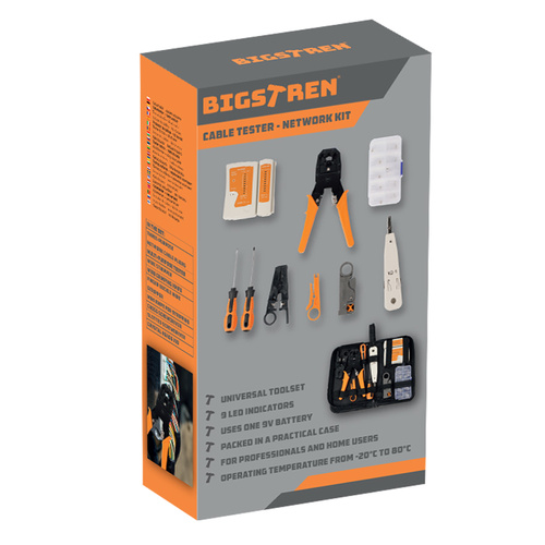 Bigstren võrgukaablitestri komplekt 25835