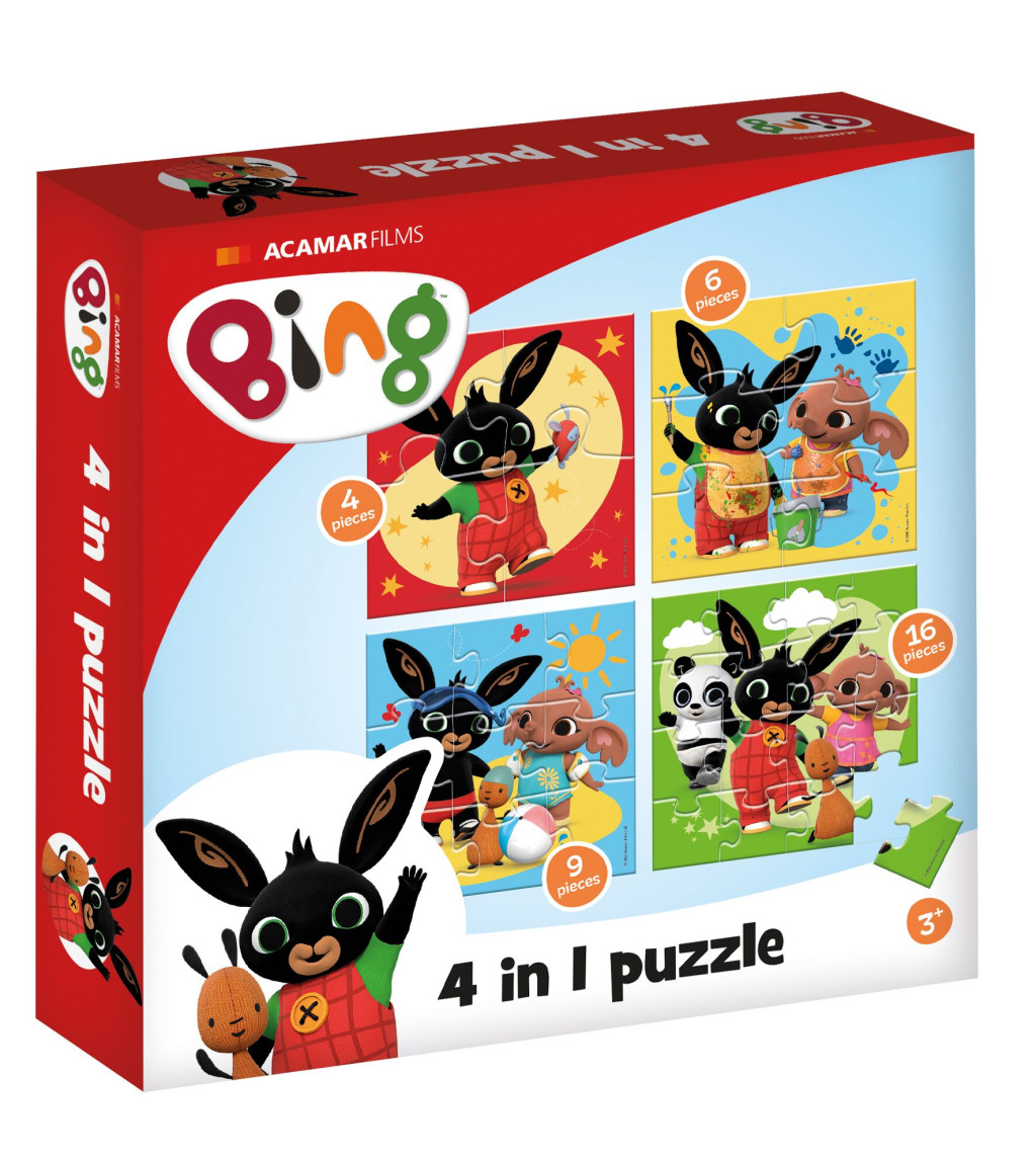 Bing Fun 4-in-1 puslekomplekt – tootepilt