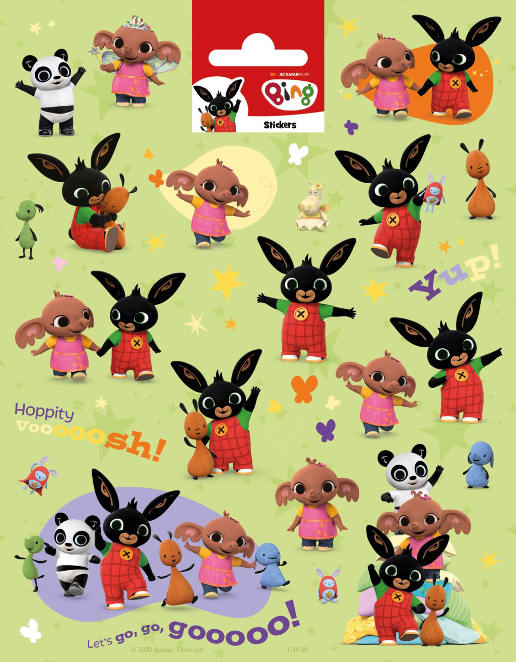 Bing Hoppity kleepsukomplekt – tootepilt