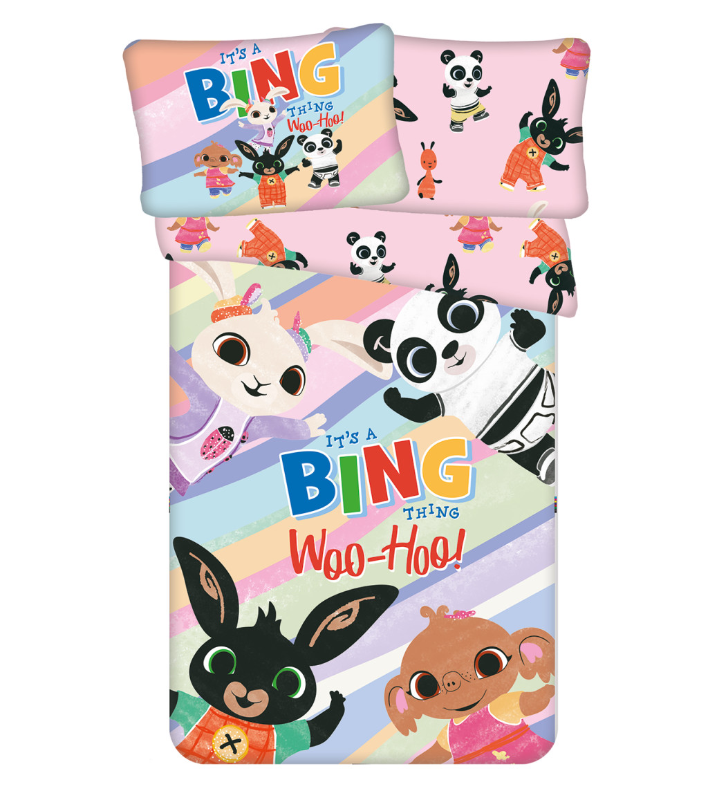 Bing It's a Thing children's voodipesukomplekt 100x135cm, 40x60 cm – tootepilt