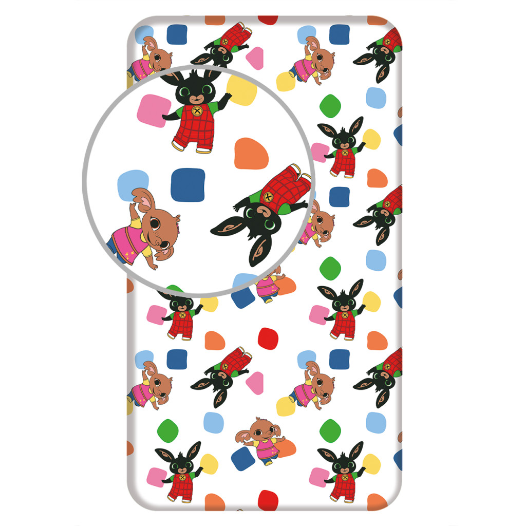 Bing Playing Together kummiga voodilina 90x200 cm – tootepilt