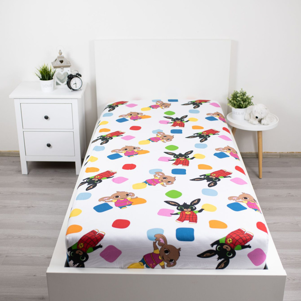 Bing Playing Together kummiga voodilina 90x200 cm – detailvaade 2