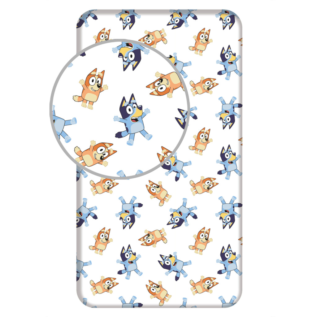 Bluey Bingo kummiga voodilina 90x200 cm – tootepilt
