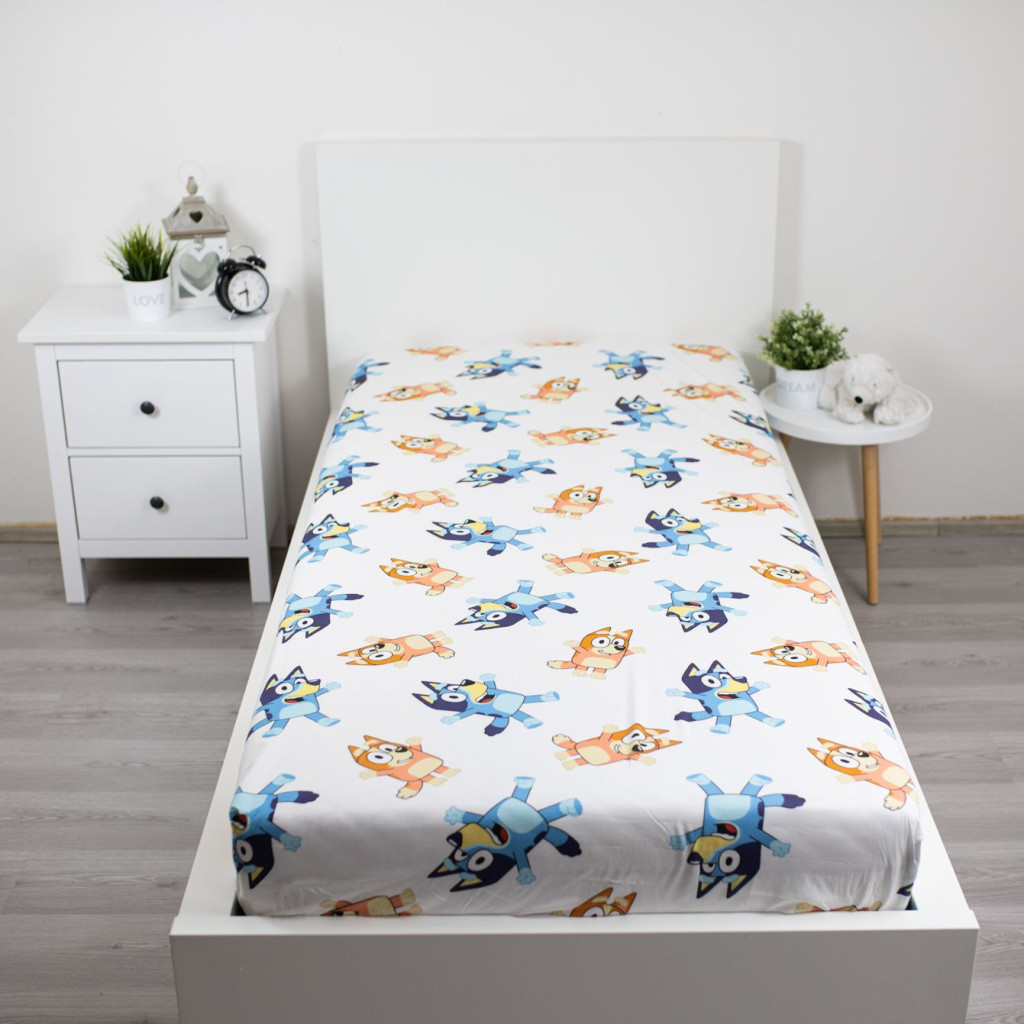 Bluey Bingo kummiga voodilina 90x200 cm – detailvaade 2