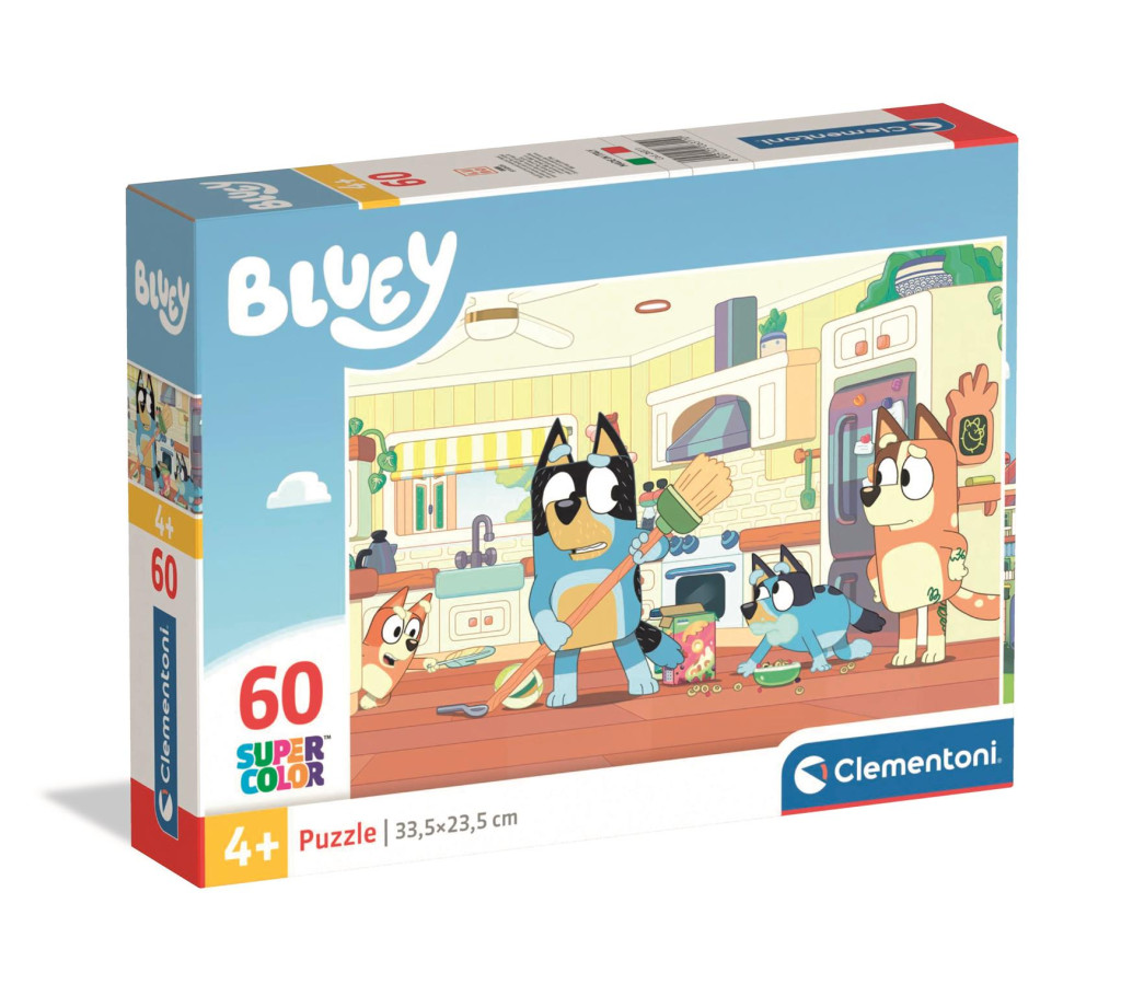 Bluey Cleaning 60-osaline Clementoni pusle – tootepilt