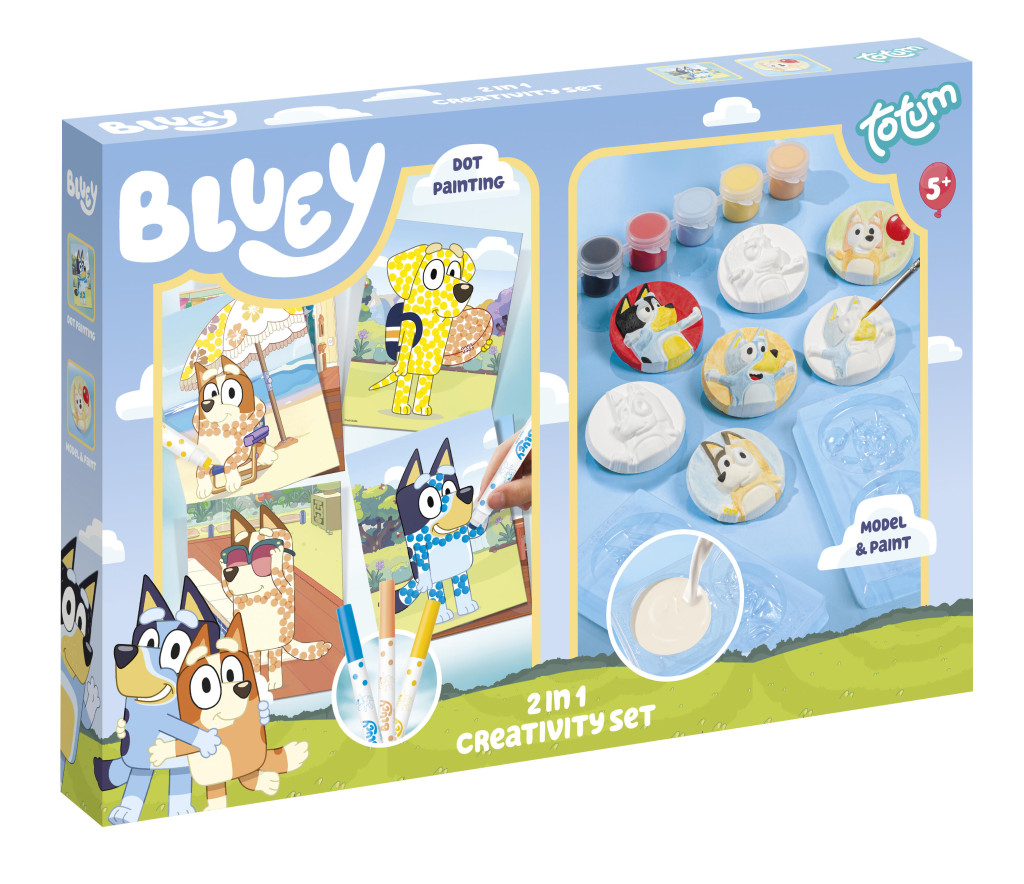 Bluey Cool loovkomplekt 2 in 1 – tootepilt