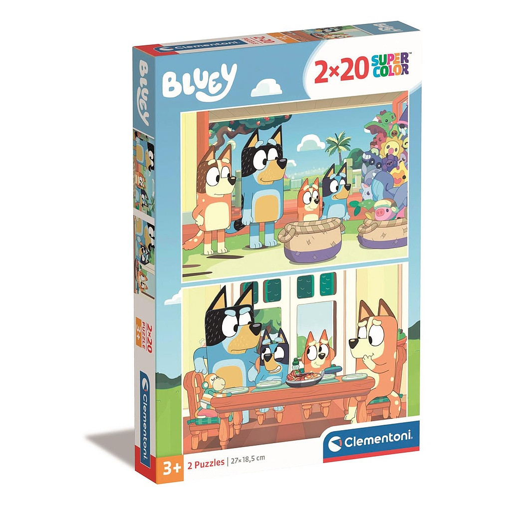 Bluey Family Time 2×20-osaline pusle Clementoni – tootepilt
