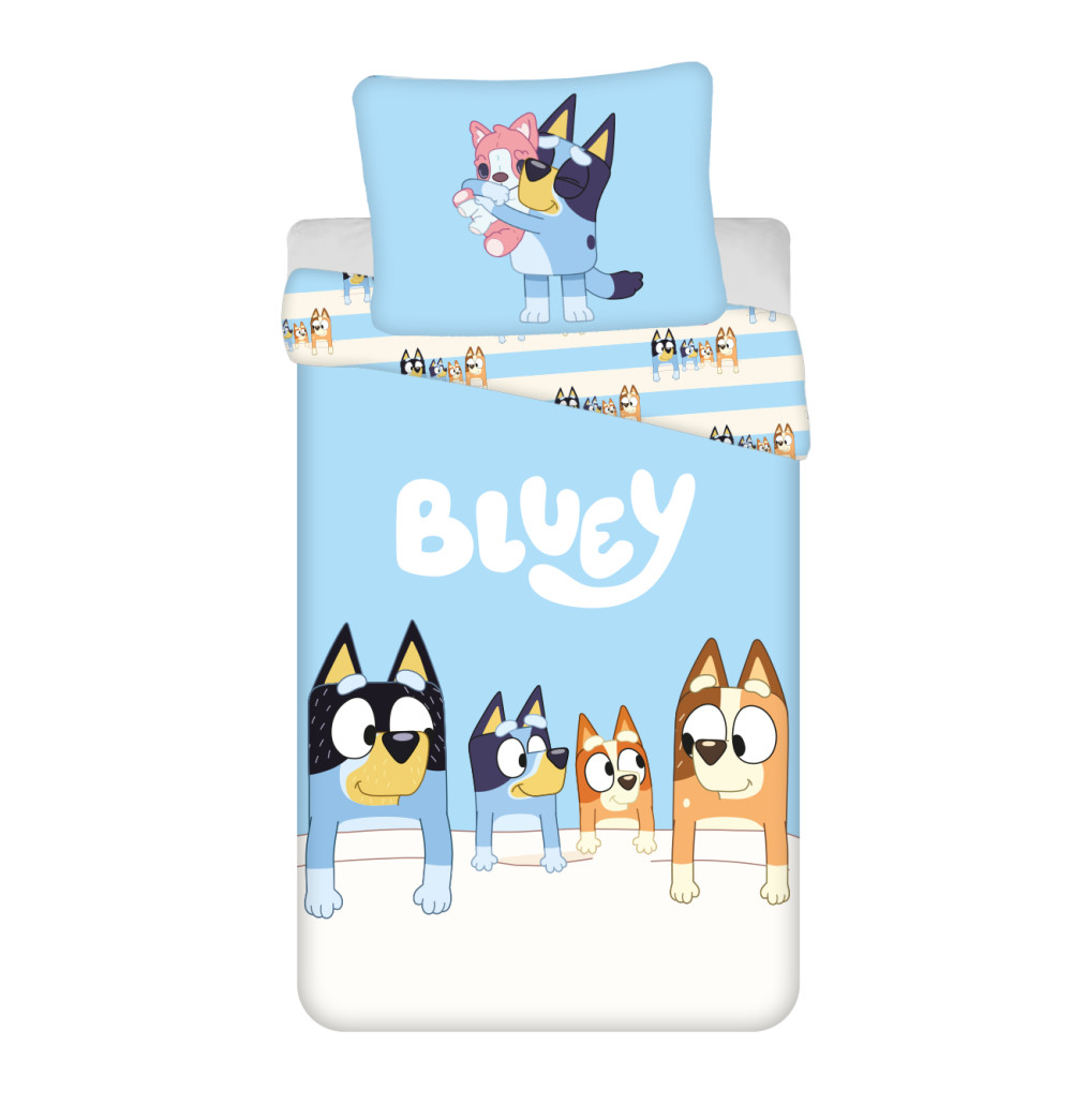 Bluey Family voodipesukomplekt 140x200cm, 70x90 cm – tootepilt