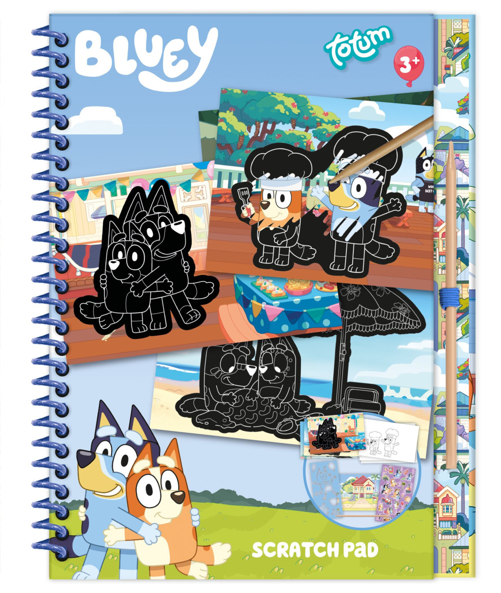Bluey Fun kraapimiskunsti komplekt and activity set – tootepilt