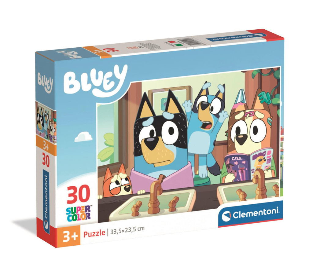 Bluey Home Fun 30-osaline Clementoni pusle – tootepilt