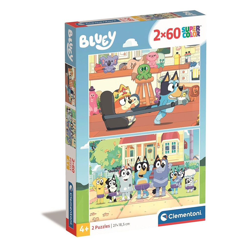 Bluey Imagination 2×60-osaline pusle Clementoni – tootepilt