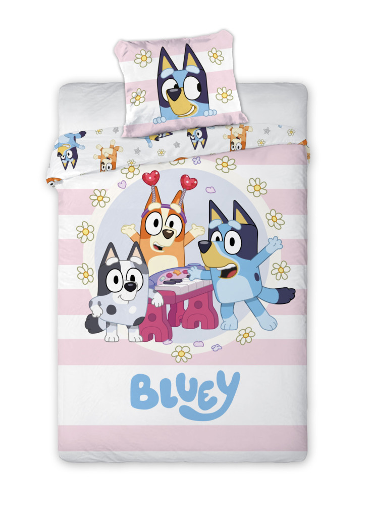 Bluey Joyful voodipesukomplekt 140x200cm, 70x90 cm – tootepilt