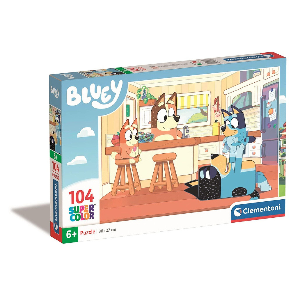 Bluey Kitchen Clementoni 104-osaline pusle – tootepilt