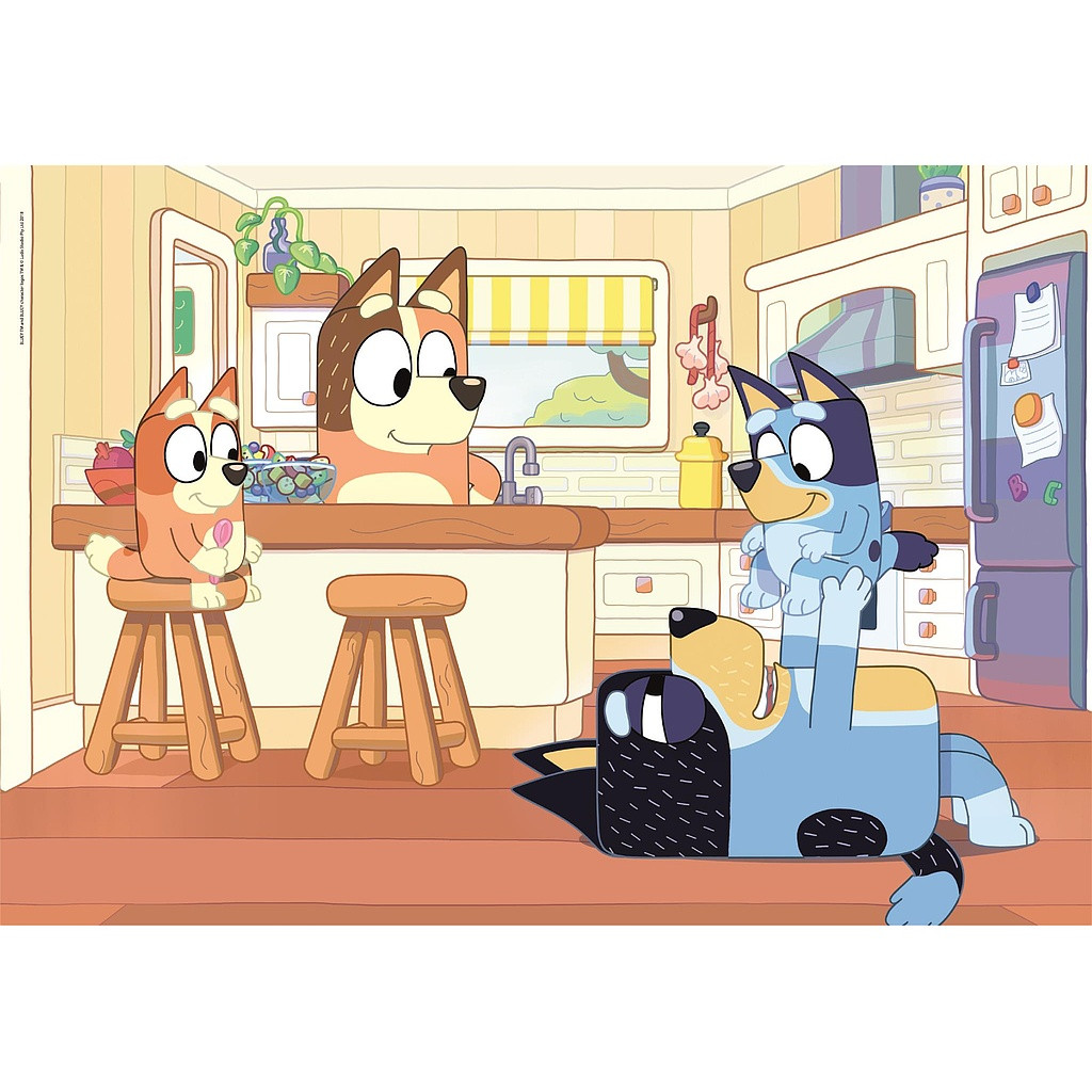 Bluey Kitchen Clementoni 104-osaline pusle – detailvaade 2