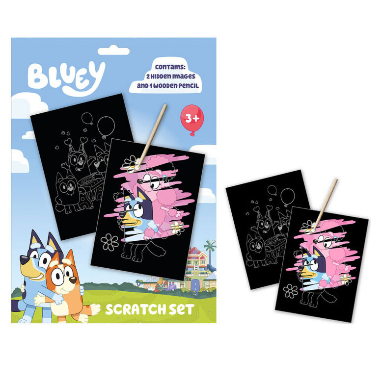 Bluey Life scratch picture scratch set – tootepilt