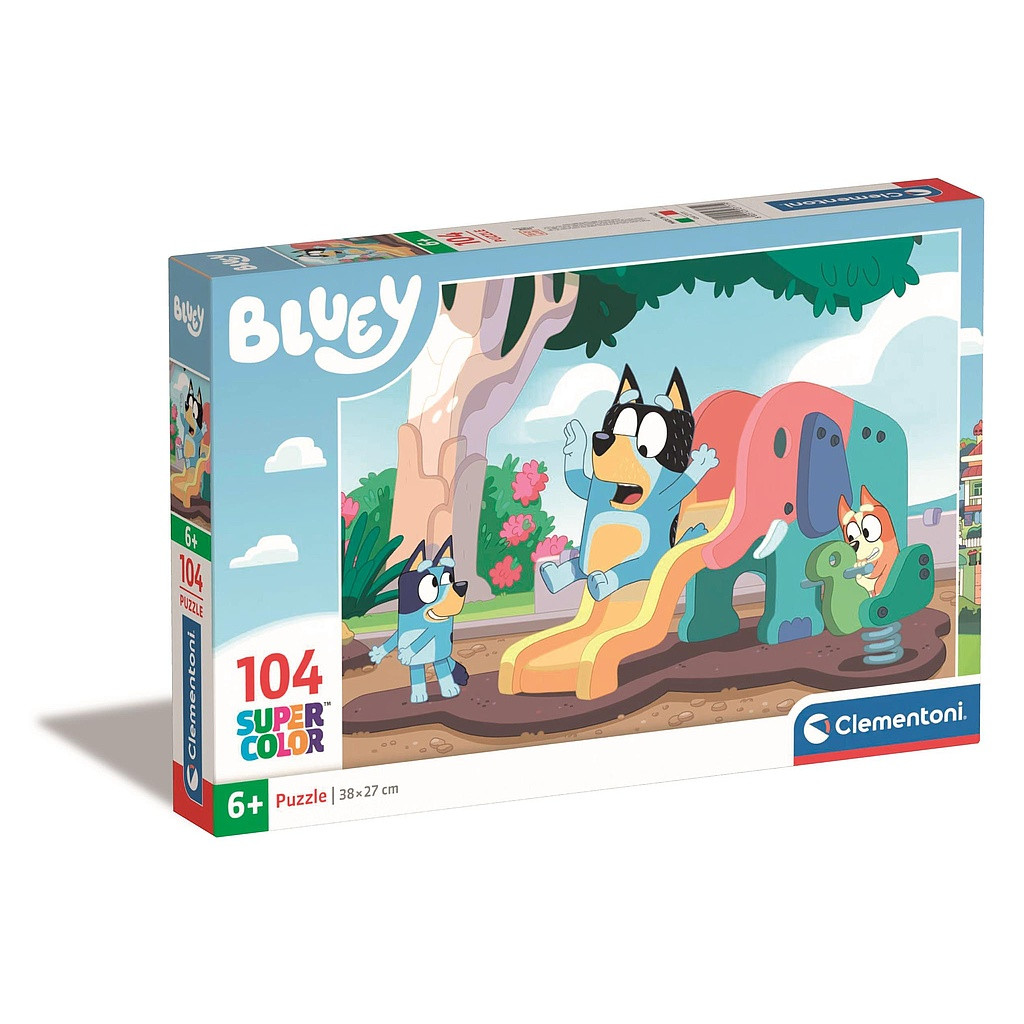 Bluey Playground 104-osaline Clementoni pusle – tootepilt